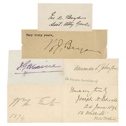 Politicians and Lawyers (6) Signatures