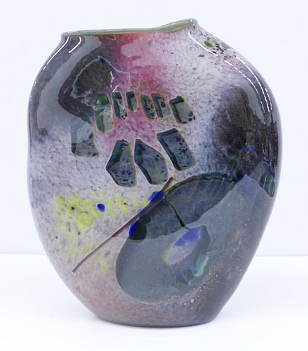 William Morris ''Stone Vessel'' 1984 Glass