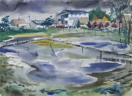 Jess Cauthorn ''Bush Point, Whidbey Island'' 1950