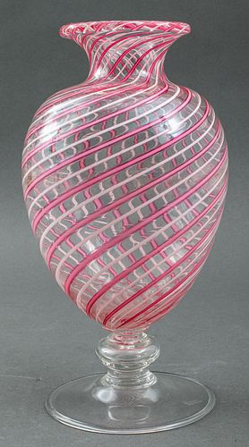 Zecchin Venini Murano 'Veronese' Glass Vase