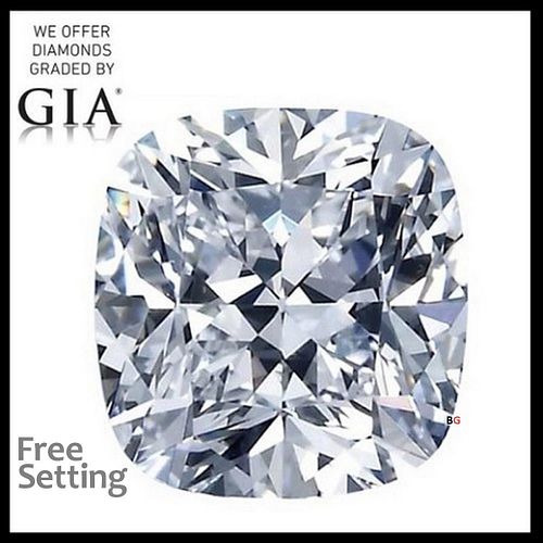 3.01 ct, F/VVS1, Cushion cut GIA Graded Diamond. Appraised Value: $229,500 