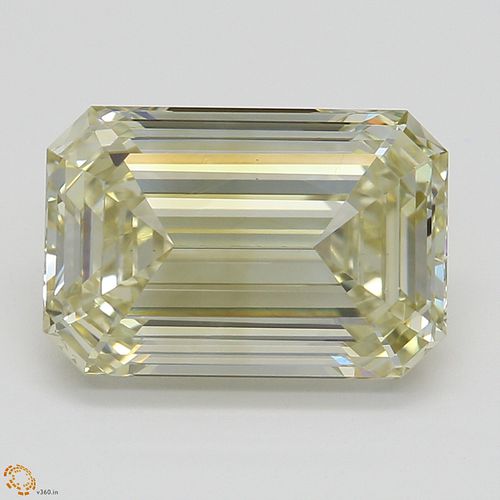 2.70 ct, Natural Fancy Light Brownish Yellow Even Color, VS1, Emerald cut Diamond (GIA Graded), Appraised Value: $38,400 