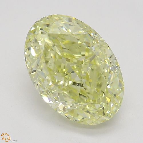 2.10 ct, Natural Fancy Yellow Even Color, SI1, Oval cut Diamond (GIA Graded), Appraised Value: $48,200 