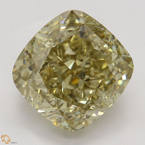 2.71 ct, Natural Fancy Brownish Yellow Even Color, IF, Cushion cut Diamond (GIA Graded), Appraised Value: $32,500 