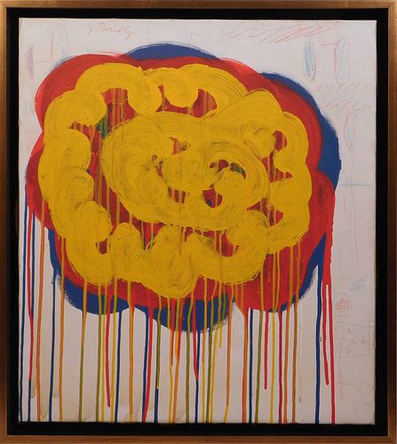 Cy Twombly, Attributed: Abstract Flower