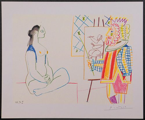 Pablo Picasso, After: Artiste et Nu