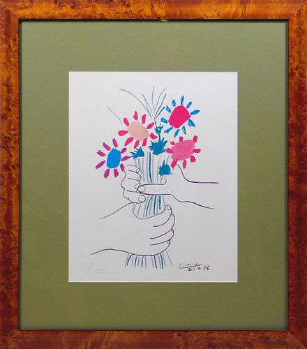After Pablo Picasso:  Bouquet of Peace