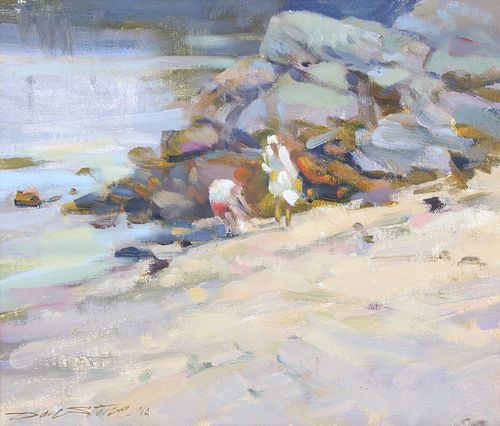 Don Stone (1929-2015) "Fish Beach, Monhegan"