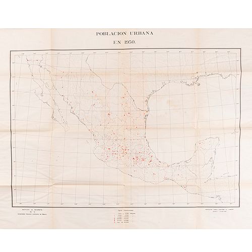 Mapas del Instituto de Geografía de la Universidad Nacional Autónoma de México. Distribución de la población en la Repúblic...