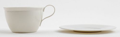 Hermes Porcelain Tea Cup and Saucer