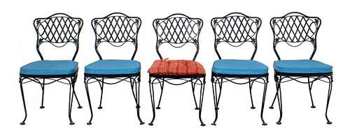 Victorian Style Lattice Garden Chairs, 5