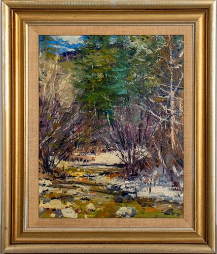 Doug Higgins Forest Landscape Oil on Canvas