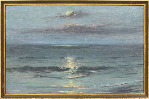 J. Theodore Howe "Ocean" Oil on Panel