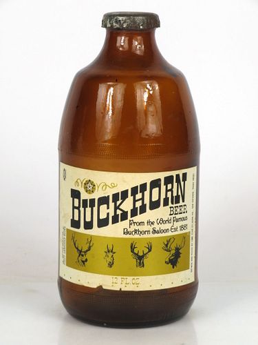 1977 Buckhorn Beer 12oz Handy "Glass Can" bottle San Antonio, Texas