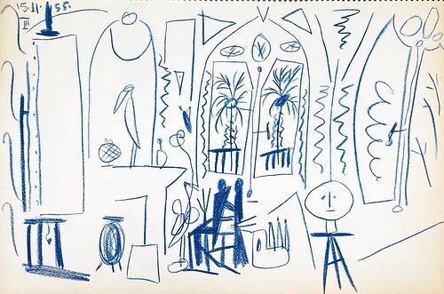 Pablo Picasso (After) - Untitled Sketchbook Page 40