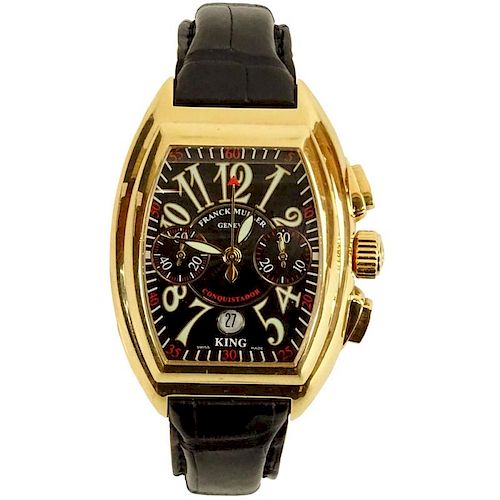 Men's Franck Muller 18 Karat Rose Gold 8005 CC King Conquistador Automatic Movement Watch