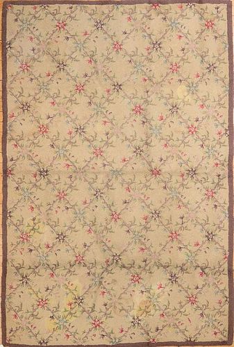 ENGLISH FLORAL HOOKED RUG