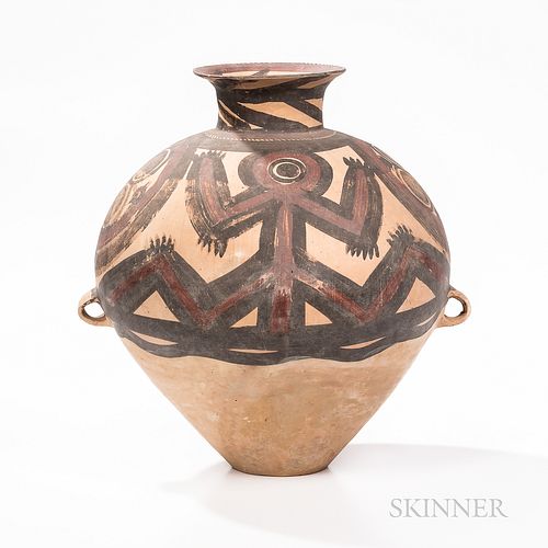 Painted Pottery Funerary Jar