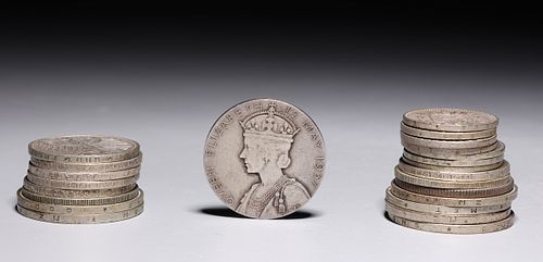 Nineteen Assorted 20th Century European Coins