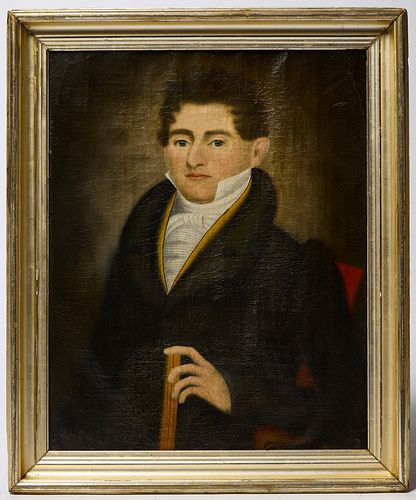 Erastus Salisbury Field - Portrait of a Young Man