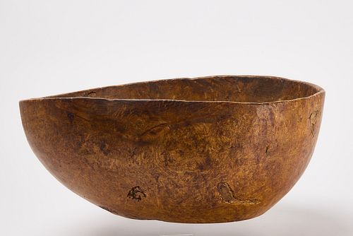 Fine Early Carved Burl Bowl