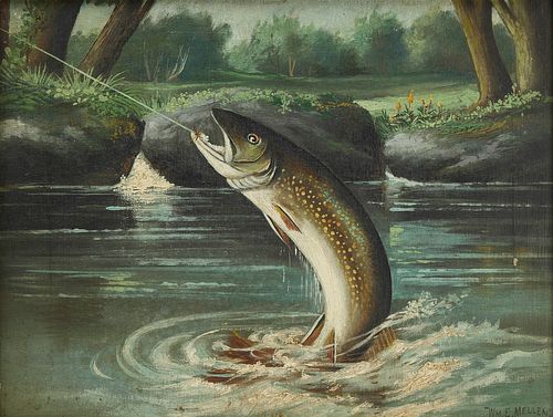 Trout Painting