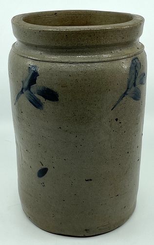 Small Crock with Flowers