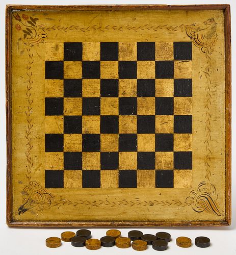 Early Painted Checkerboard