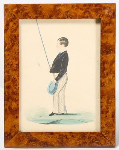 Portrait of a Boy with Fishing Pole