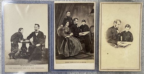 Group of Lincoln Cartes des Visites