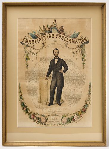 Emancipation Proclamation Lithograph