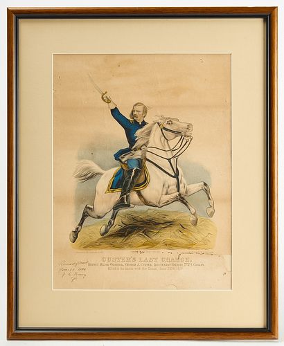 Lithograph - Custer's Last Charge