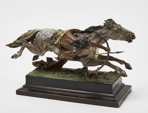 Franz Bergmann "The Cheyenne" Bronze Geschutzt