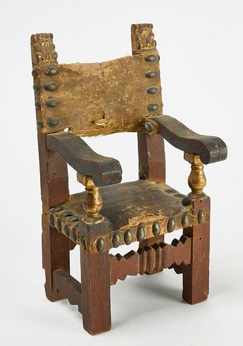 Miniature Italian Renaissance Revival Chair