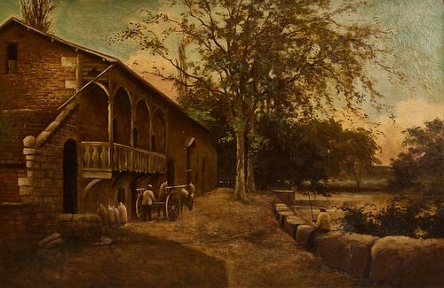Alfred Varney - River Scene Painting
