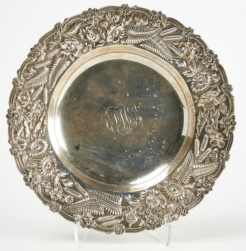 S. Kirk & Son Co. Sterling Silver Charger.