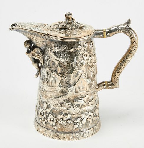 S. Kirk & Son Co Coin Silver Pitcher
