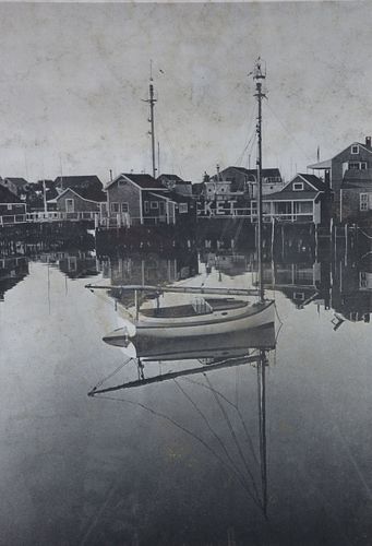 William J. Dickson Photograph "Early Morning Nantucket Harbor Calm"