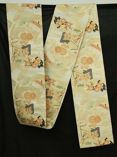 Formal Vintage Silk Brocade Obi