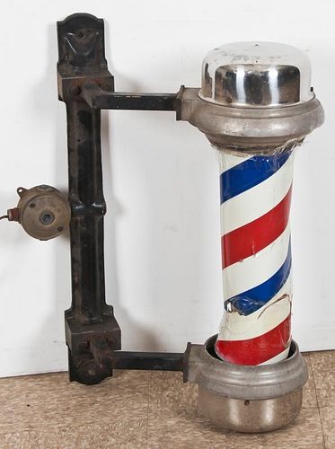 Vintage Marvy Electric Wall Barber Pole