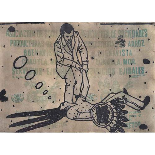 DEMIÁN FLORES, Sin título, de la serie Defensa Personal, 2005, Firmado, Grabado P A VIII/VIII, 70 x 100 cm, con sello.