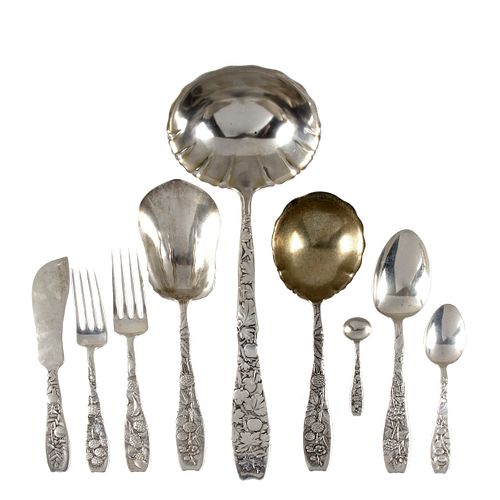 Geo. C. Shreve and Whiting 'Berry' Sterling Flatware