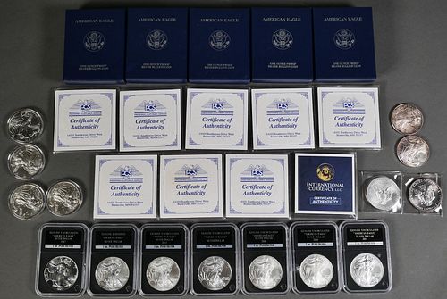(29) American Eagle Silver Dollars $1 Coins