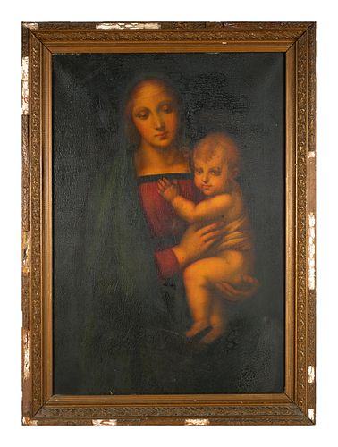 Madonna del Granduca Oil on Canvas