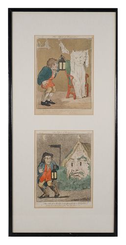 GEORGE MOUTARD WOODWARD Colored Engravings