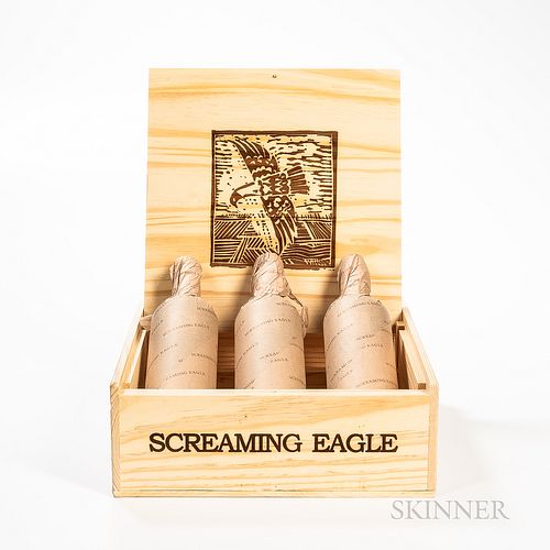 Screaming Eagle Cabernet Sauvignon 2019, 3 bottles (owc)
