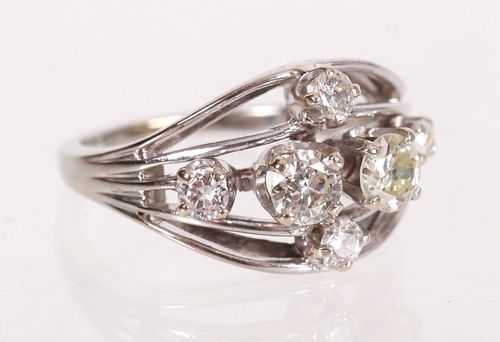 A Six Stone Diamond Ring