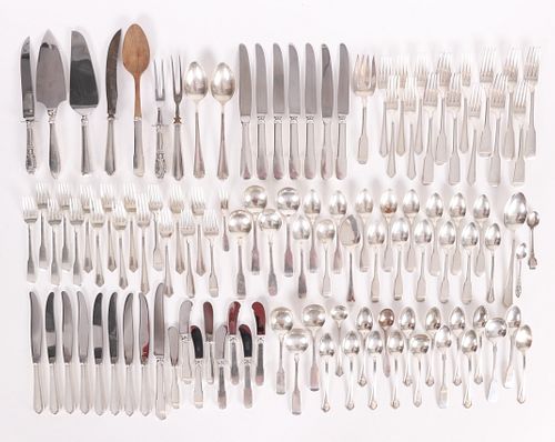 A Group of Sterling Silver Flatware