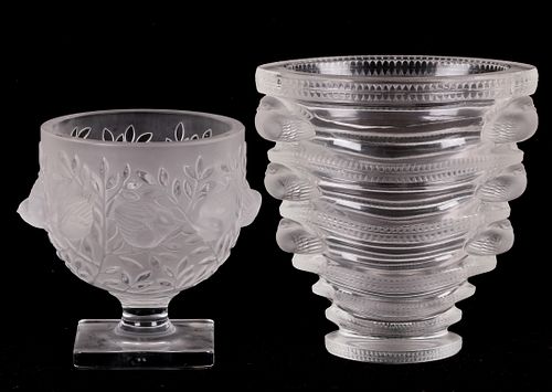 Lalique, Elizabeth & St. Marc, Vases