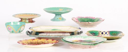 Victorian Majolica Serving Dishes